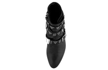 Load image into Gallery viewer, FURY LO GIG ANKLE BOOTS NAPA BLACK GUNMETAL TOE