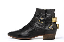 Load image into Gallery viewer, FURY LO ANKLE BOOTS EEL BLACK SIDE