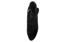 Load image into Gallery viewer, FURY LO ANKLE BOOTS VELVET BLACK TOE